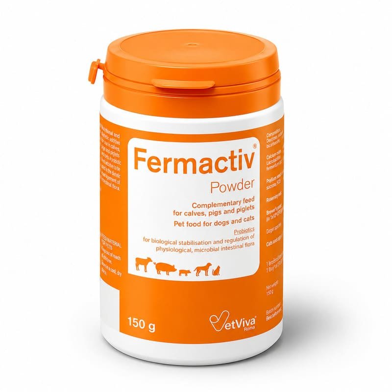 Fermactiv probiotikas pulveris suņiem un kaķiem 150 g