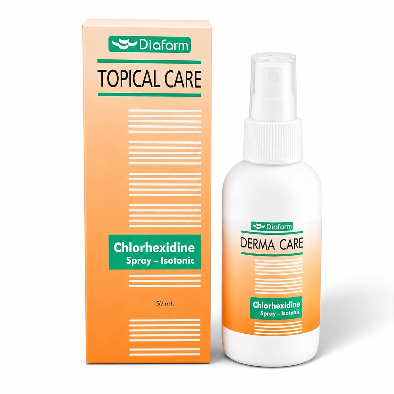 Diafarm Topical Care hlorheksidīna sprejs suņiem un kaķiem 50 ml