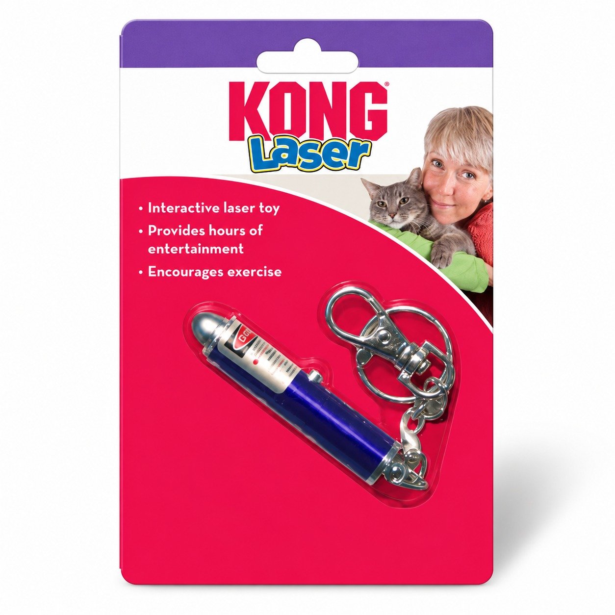 KONG Cat Laser Toy interaktīvā lāzera rotaļlieta kaķiem