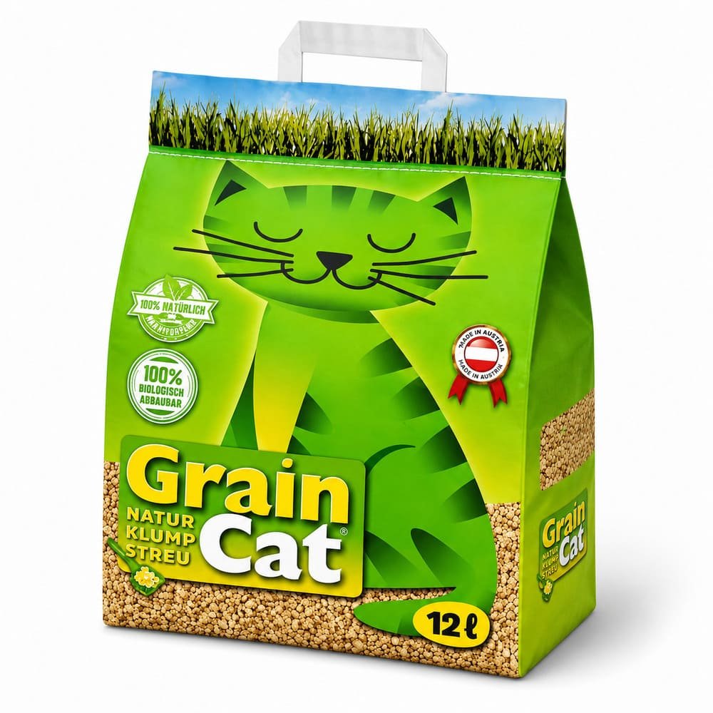 Green Cat cementējoši kukurūzas pakaiši kaķiem 3 kg 12 L