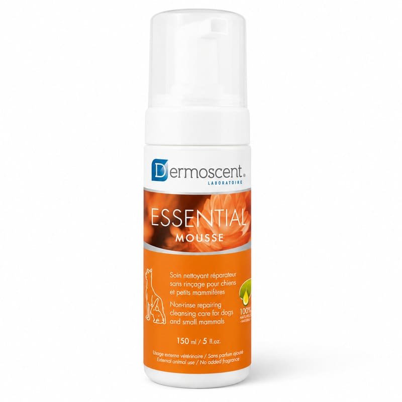 Dermoscent Essential Mousse putas ādai un spalvai suņiem un grauzējiem 150 ml