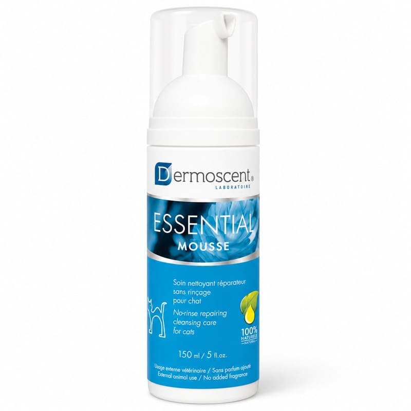 Dermoscent Essential Mousse putas ādai un spalvai kaķiem 150 ml
