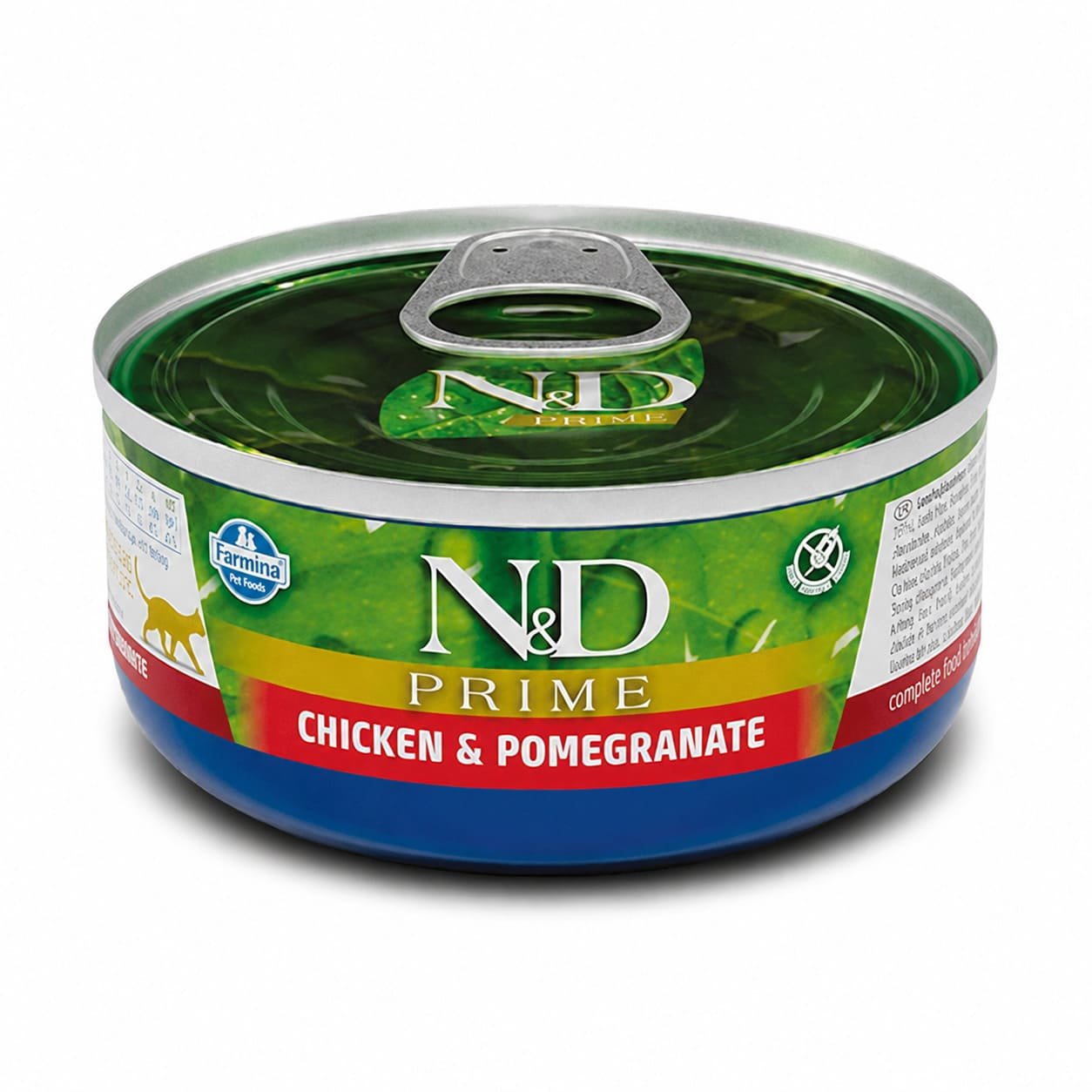 Farmina N&D Prime Chicken & Pomegranate konservi kaķiem ar vistu 70 g