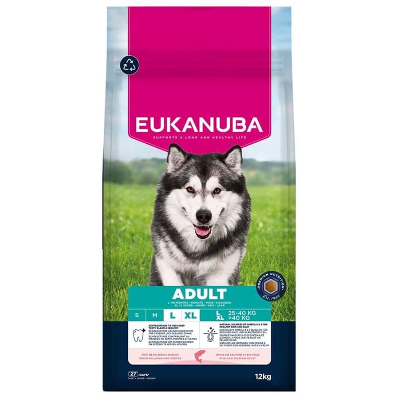 Eukanuba Large Salmon suņu barība ar lasi 12 kg