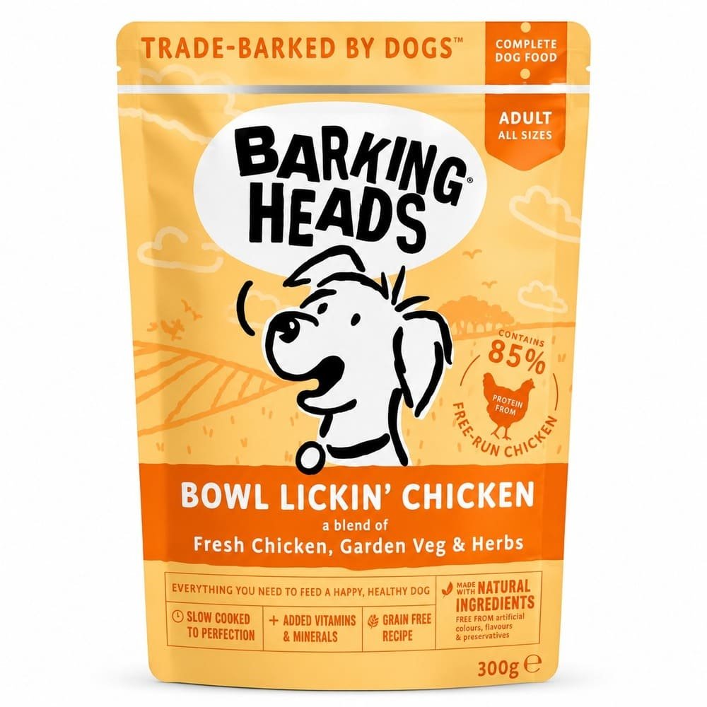Barking Heads Bowl Lickin' Chicken konservi suņiem ar vistu 300 g