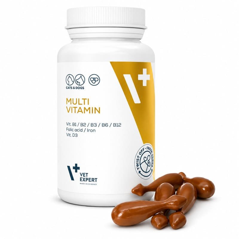 VetExpert Multivitamin vitamīni un minerālvielas suņiem un kaķiem N30