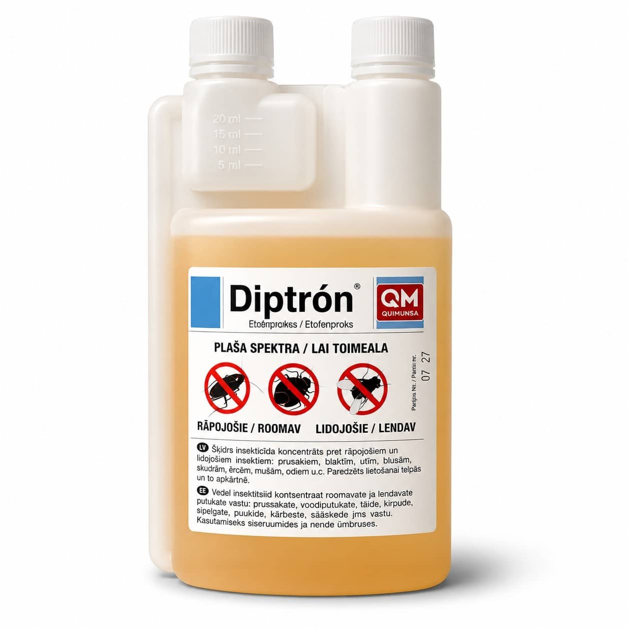 Diptron koncentrāts pret rāpojošiem un lidojošiem kukaiņiem 500 ml