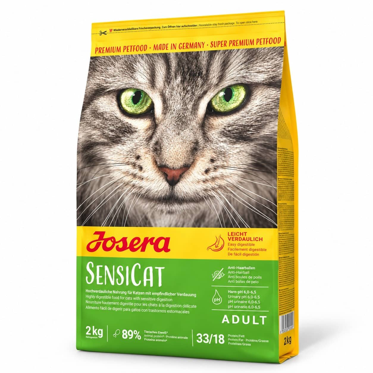 Josera SensiCat kaķu barība jutīgai gremošanai ar putnu gaļu 2 kg