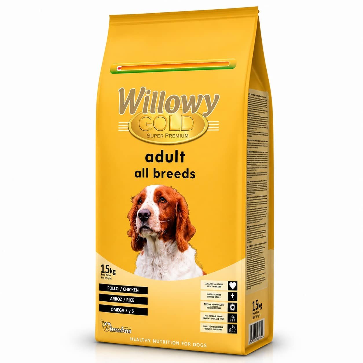 Willowy Gold Dog Adult suņu barība ar vistu  15 kg
