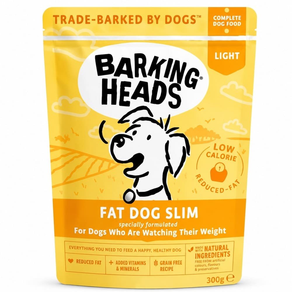 Barking Heads Fat Dog Slim konservi suņiem ar vistu 300 g