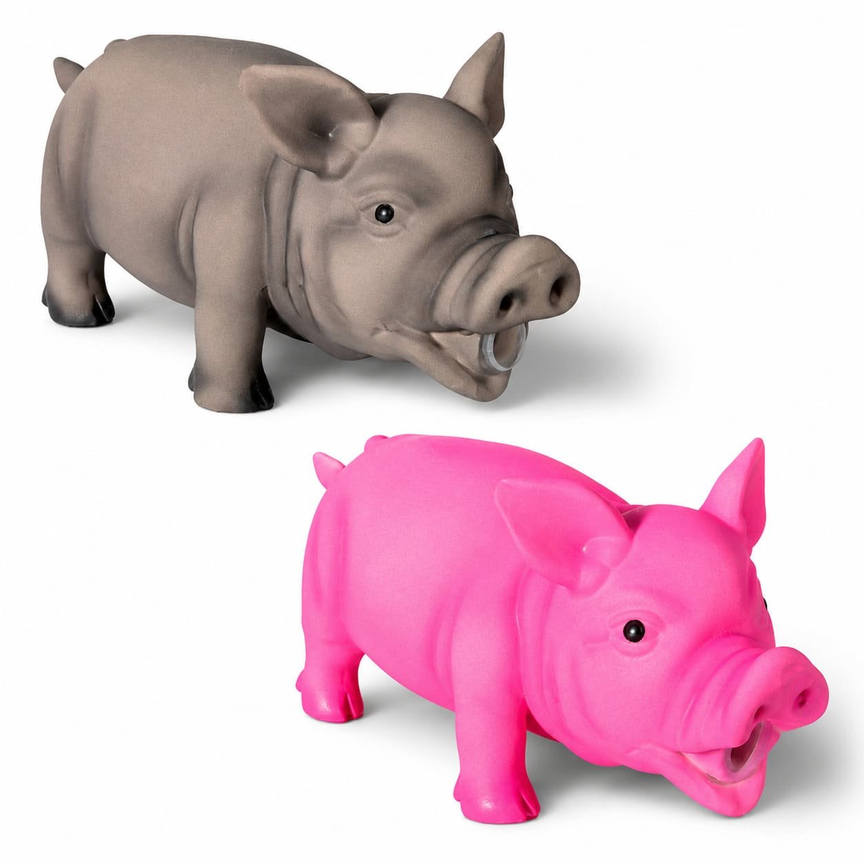 Trixie Pig pildīta lateksa cūciņa suņiem ar dzīvnieka skaņu, 17 cm