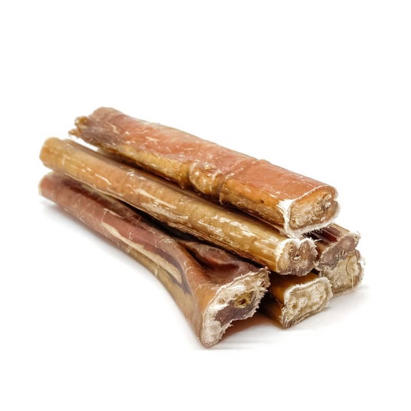Kaltēti liellopa peņi suņiem 12 cm 100 g