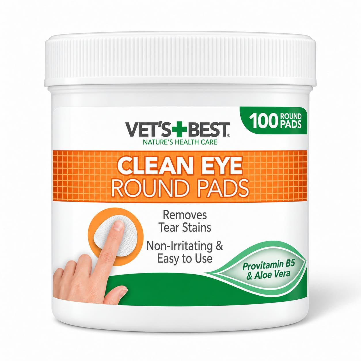 Vet’s Best Clean Eye acu tīrīšanas salvetes suņiem un kaķiem N100