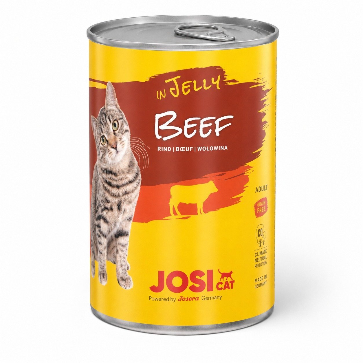 Josera JosiCat Jelly Beef konservi kaķiem ar liellopu želejā 400 g