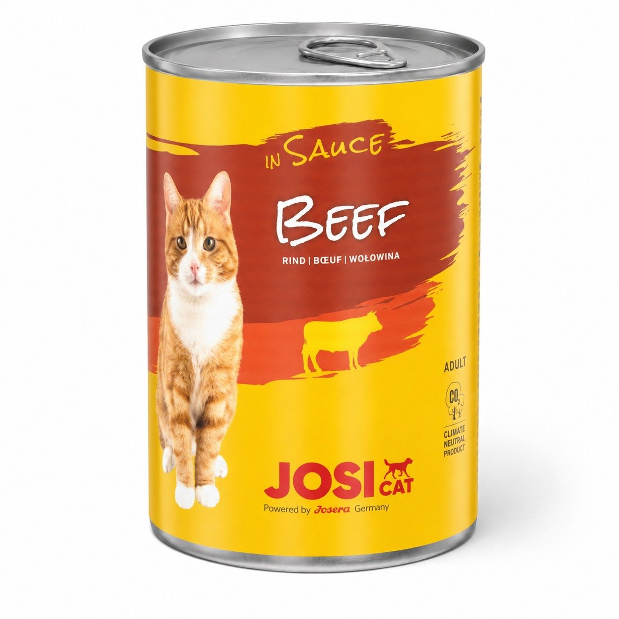 Josera JosiCat Sauce Beef konservi kaķiem ar liellopu mērcē 415 g