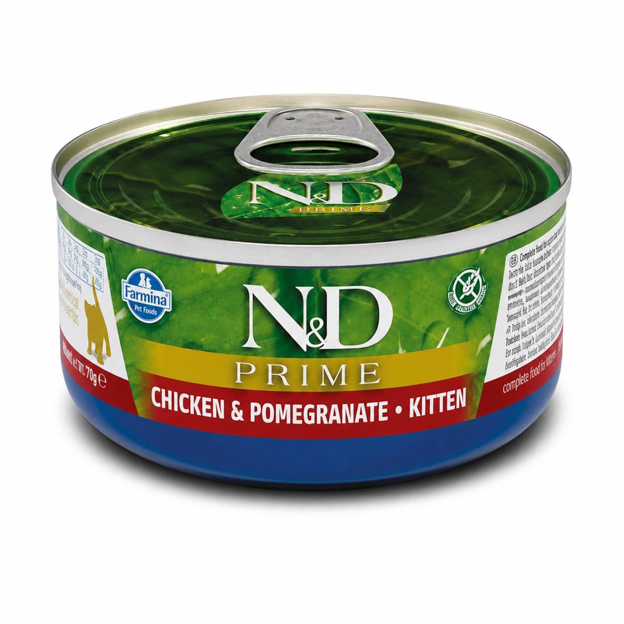 Farmina N&D Prime Kitten Chicken & Pomegranate konservi kaķēniem ar vistu 70 g