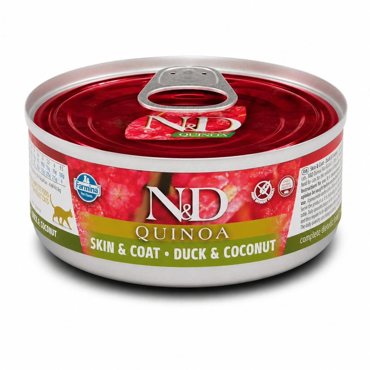 Farmina N&D Quinoa Duck konservi kaķiem ar pīli 80 g