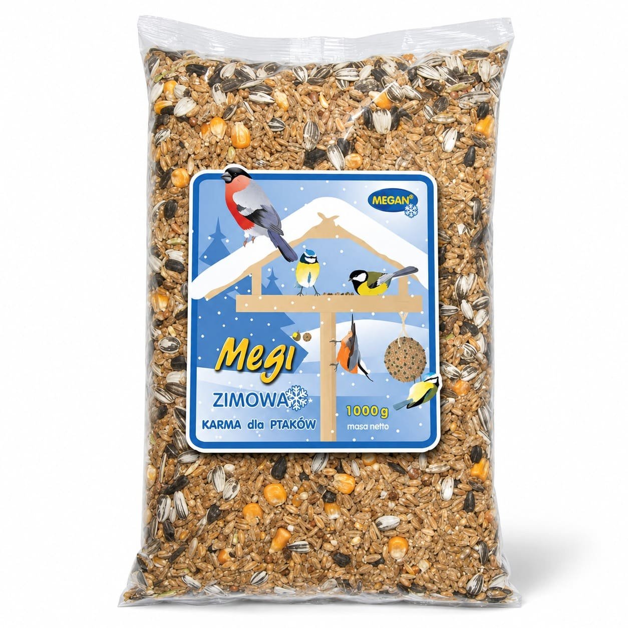 Megan sēklu maisījums savvaļas putniem 1 kg