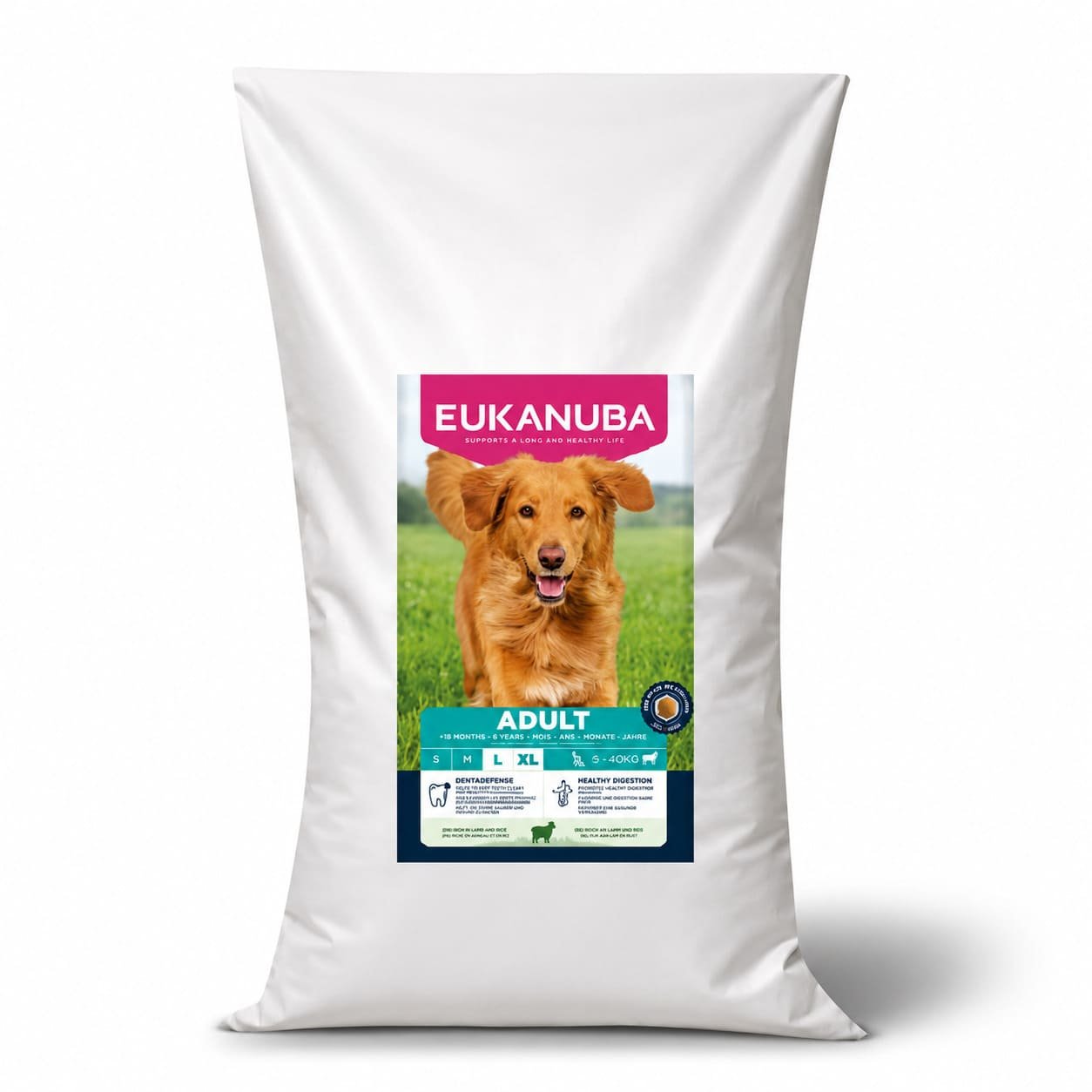 Eukanuba Adult Large Breed Lamb & Rice suņu barība ar jēru un rīsiem 18 kg