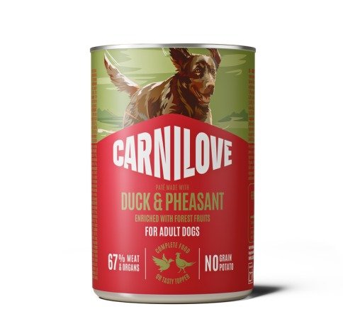 Carnilove Duck & Pheasant konservi suņiem ar pīli un fazānu 400 g