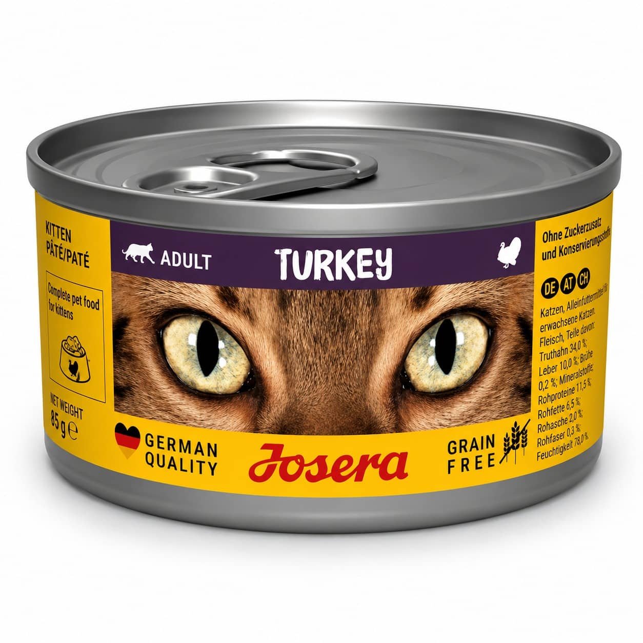 Josera Cat Turkey konservi kaķiem ar tītaru 85 g
