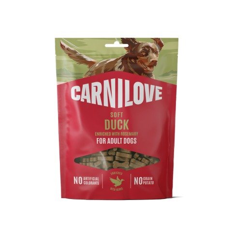 Carnilove Soft Snack Duck mīkstie gardumi suņiem ar pīli un rozmarīnu 200 g