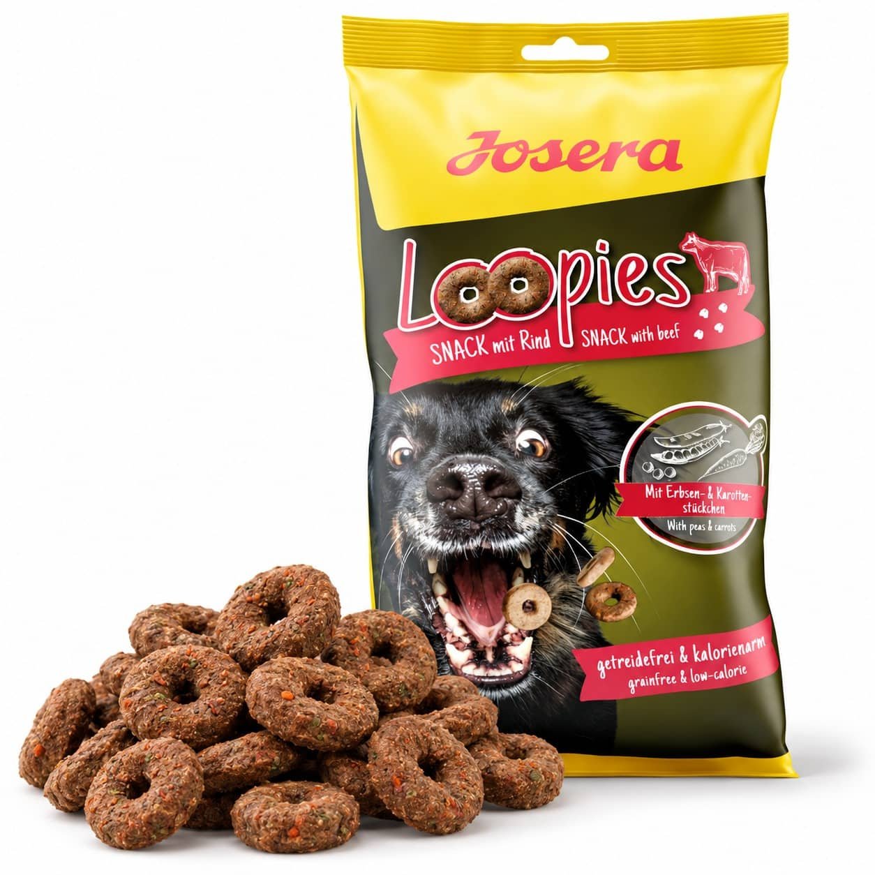 Josera Loopies Beef cepumi suņiem ar liellopu 150 g